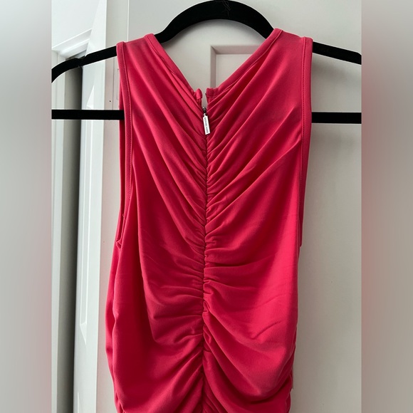 Michael Kors Fuchsia Ruched Dress - Picture 3 of 3
